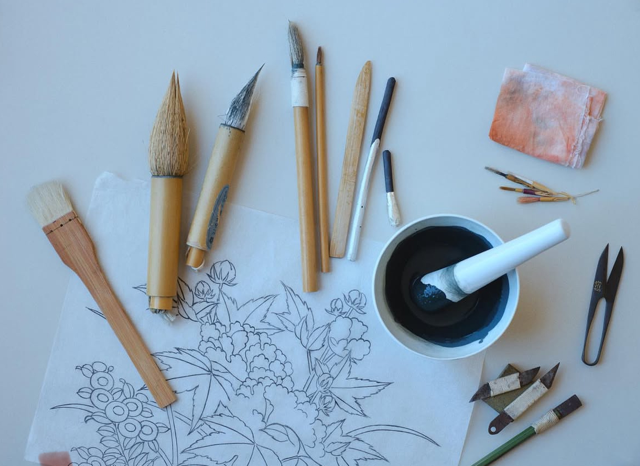 Blue & White Porcelain Painting Workshop with Yunting Li