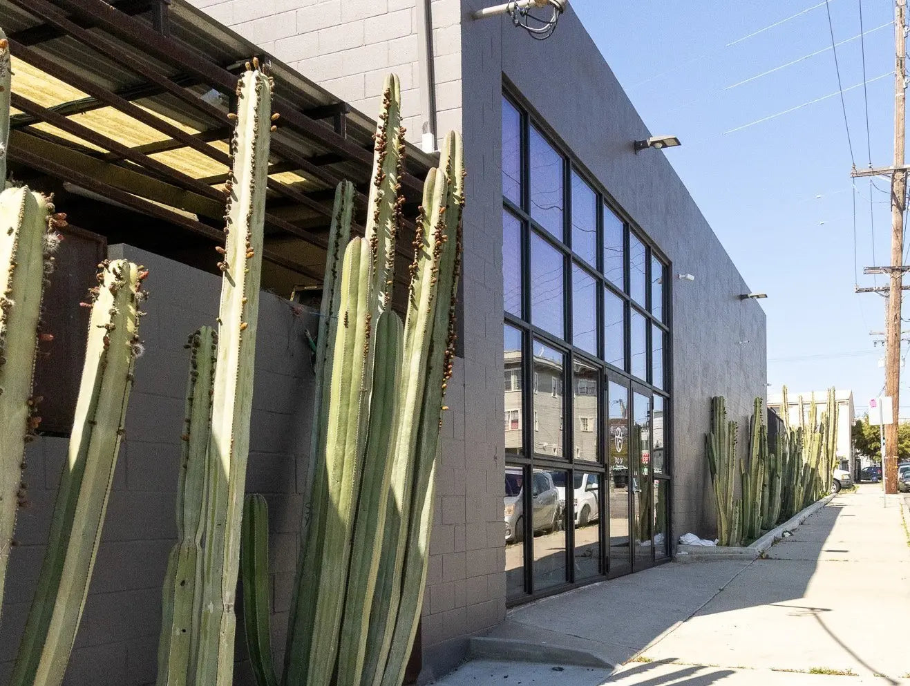 The front door of Tao of Clay Ceramics Studio in Barrio Logan, San Diego. Take a class today!