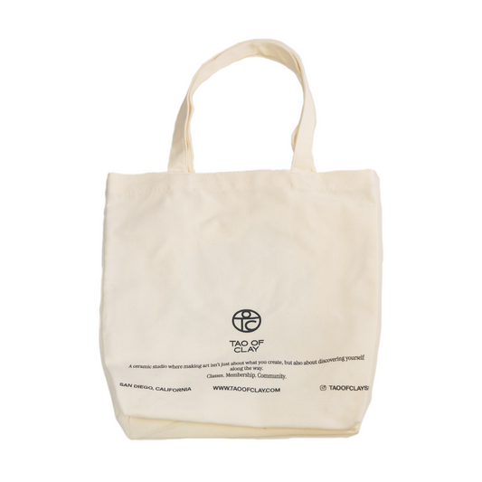 A Tao of Clay Cotton Tote