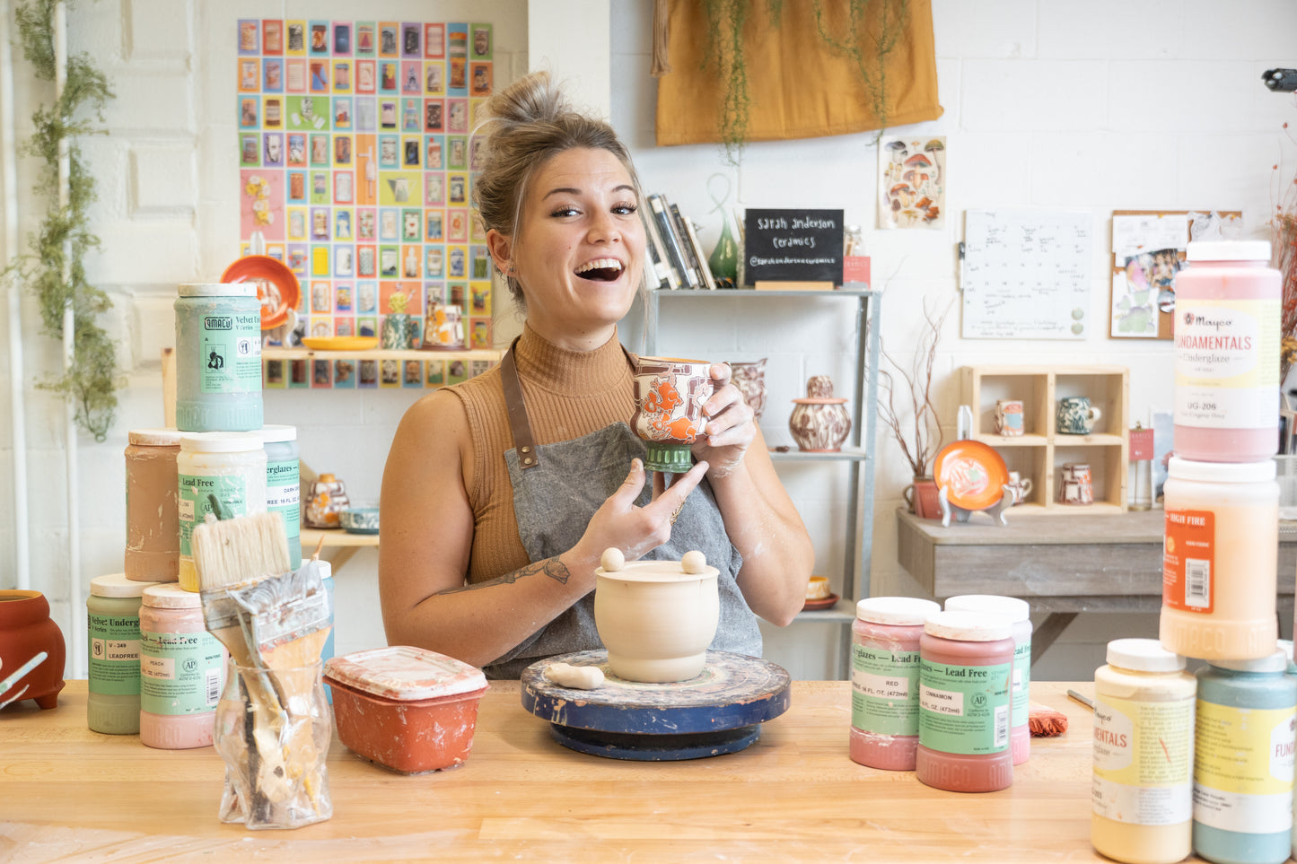 Sgraffito with Sarah Anderson