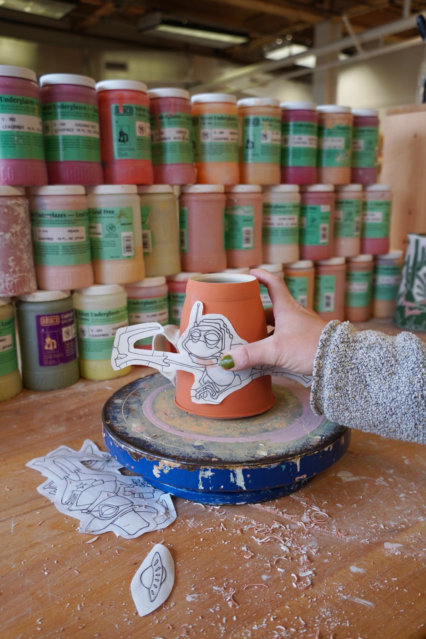 Sgraffito with Sarah Anderson
