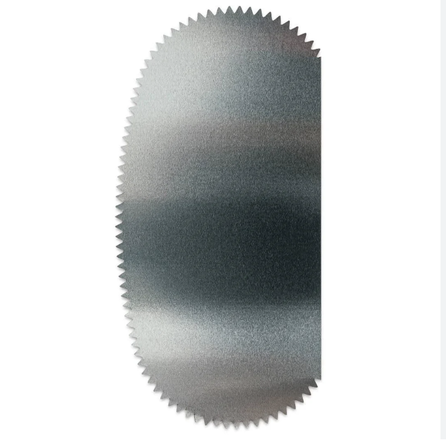 Serrated metal Rib