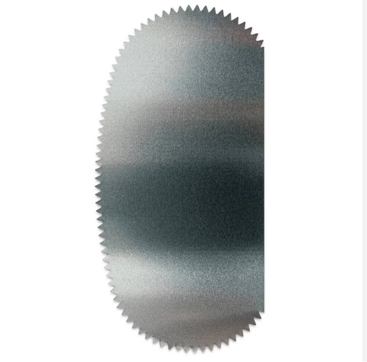 Serrated metal Rib