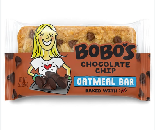 Bobo's chocolate chip oatmeal bar